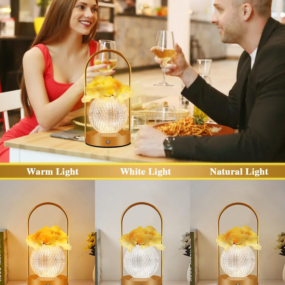 Flower Lamp Touch Table Lamp