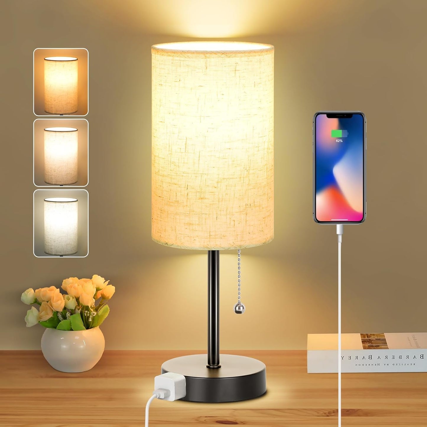 3-Color Bedside Lamps