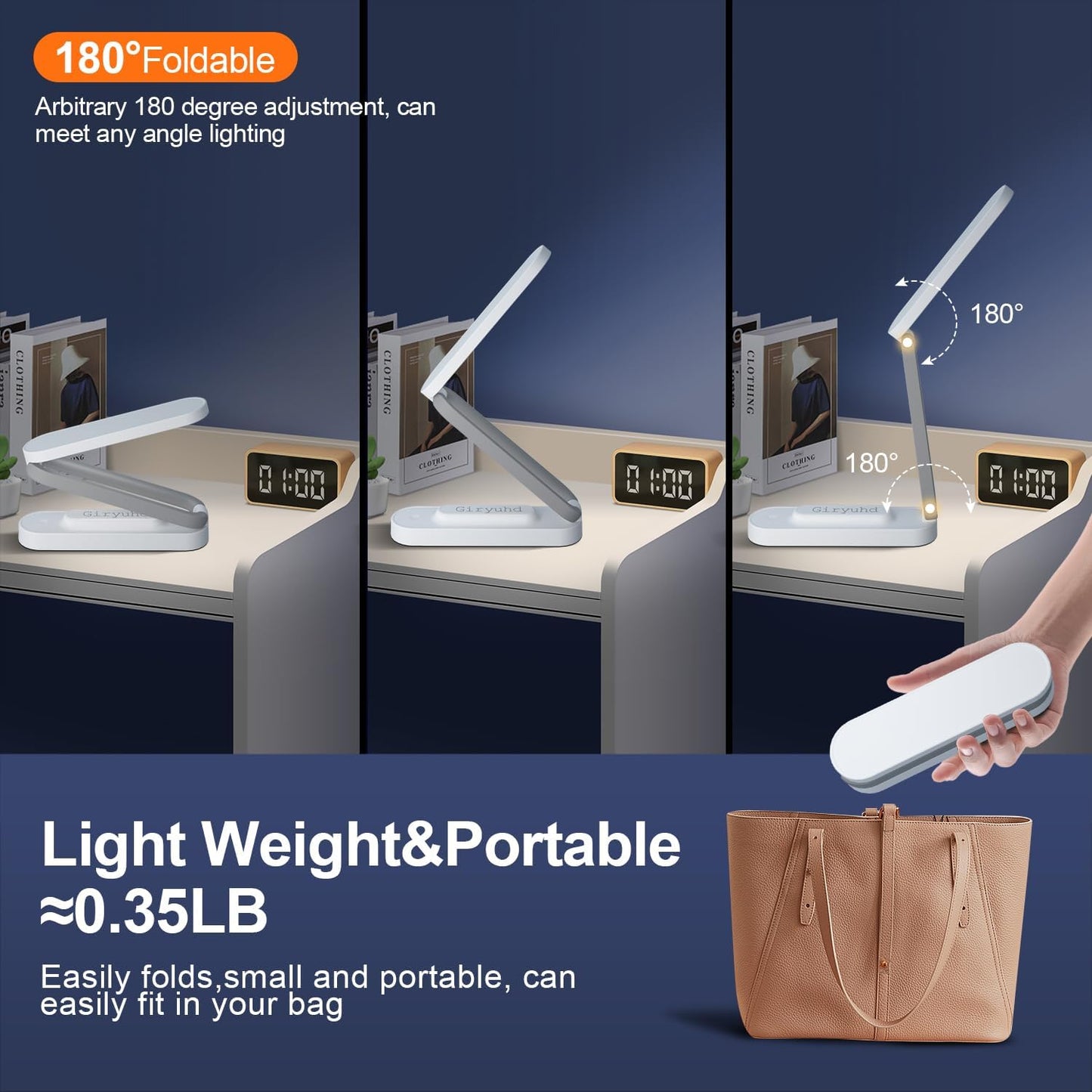 Rechargeable Lamp Foldable